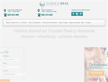 Tablet Screenshot of clinicareal.es